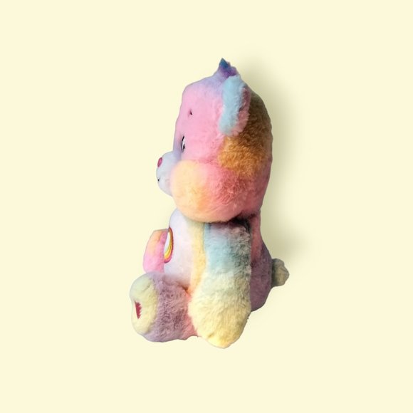 Togetherness Care Bear With Rainbow Heart - 14 Inch Like New - Picture 2 of 8